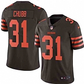 Youth Nike Browns 31 Nick Chubb Brown Color Rush Limited Jersey Dzhi,baseball caps,new era cap wholesale,wholesale hats